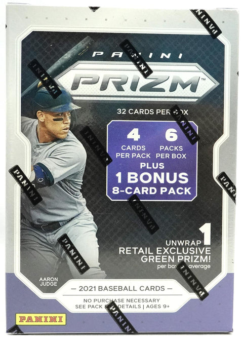 2021 Panini Prizm Baseball 7-Pack Blaster (Green Prizms!)