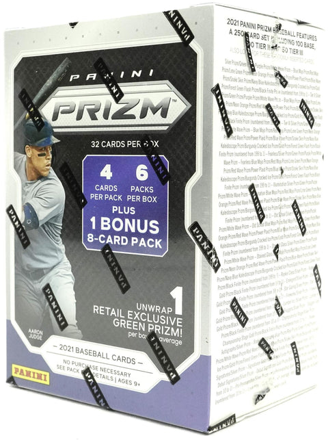 2021 Panini Prizm Baseball 7-Pack Blaster (Green Prizms!)