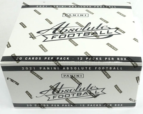 2021 Panini Absolute Football Jumbo Value 12-Pack