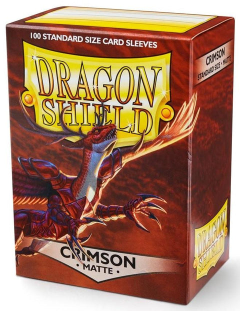 Dragon Shield Card Sleeves - Matte Crimson (100)