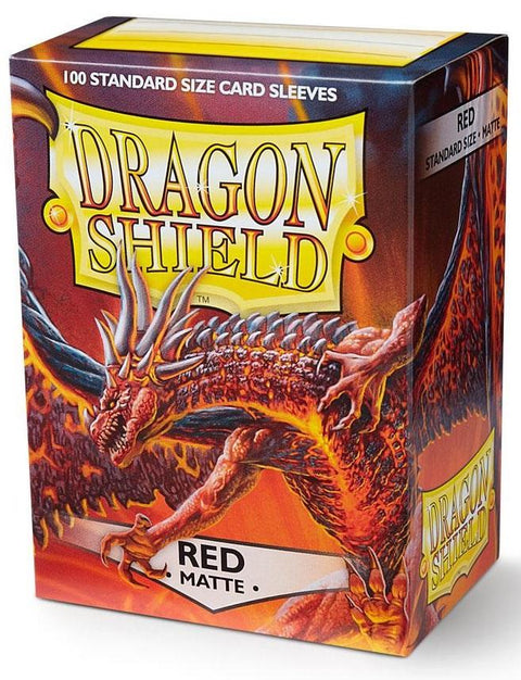 Dragon Shield Card Sleeves - Matte Red (100)