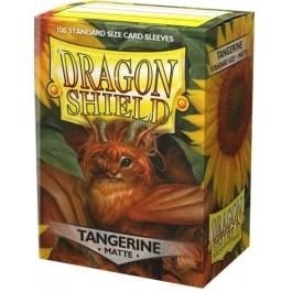 Dragon Shield Card Sleeves - Matte Tangerine (100)