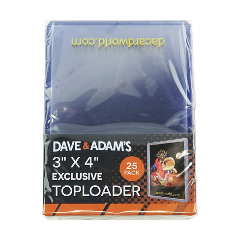 Ultra Pro 3x4 Dave & Adam's Exclusive Regular Toploaders (25 Count Pack)