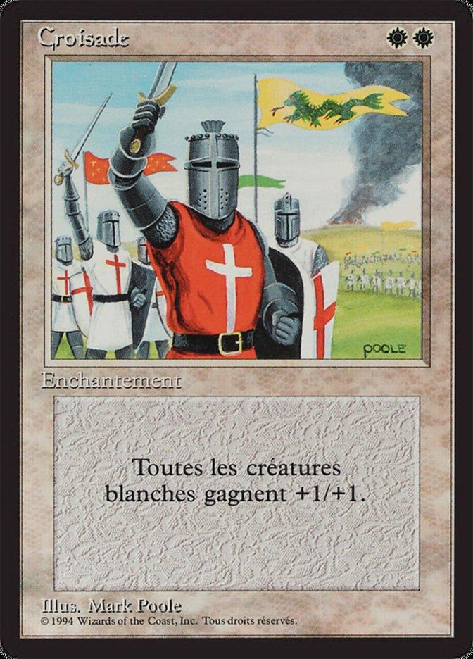 1994 Magic the Gathering 3rd Ed/Revised French Croisade MP Disavowed Card