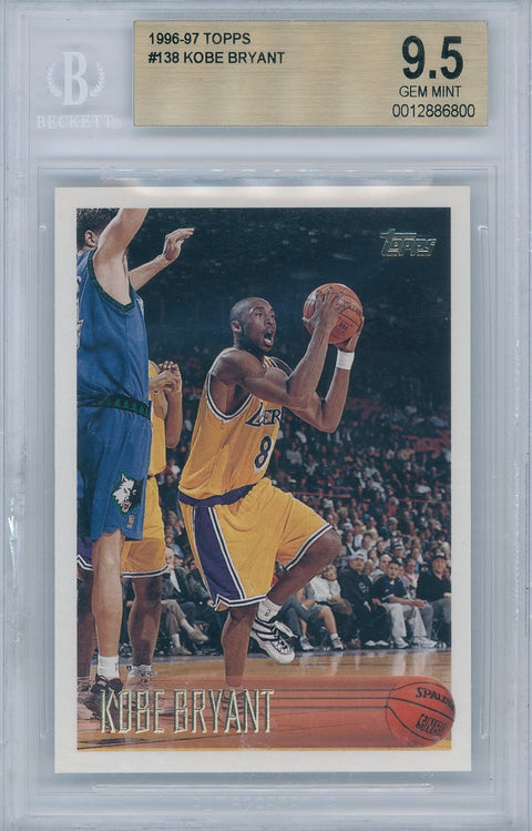 1996/97 Topps Kobe Bryant #138 BGS 9.5