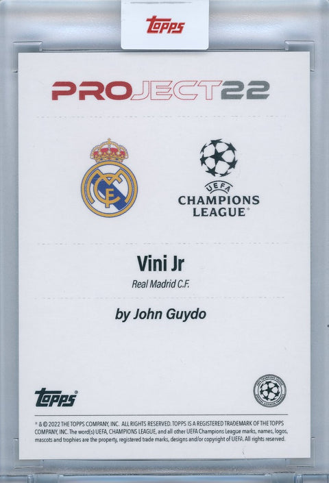 2022 Topps Soccer Project 22 Vini Jr. by John Guydo