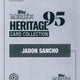 2020/21 Topps Soccer Heritage '95 #23 Jadon Sancho 74/99