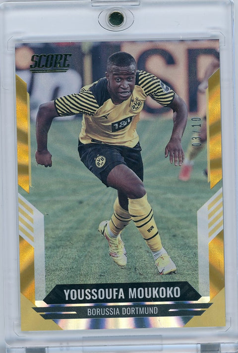 2021/22 Panini Soccer Score #128 Youssoufa Moukoko 03/10