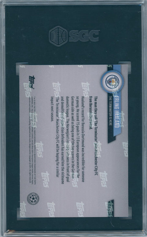 2022/23 Topps Soccer Now UCL #PS02 Erling Haaland SGC 10