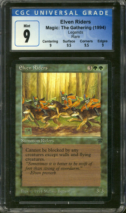 1994 Magic the Gathering Legends Elven Riders CGC 9