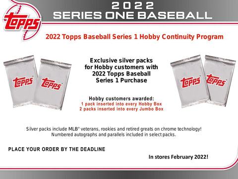 2022 Topps Series 1 Baseball Hobby Jumbo