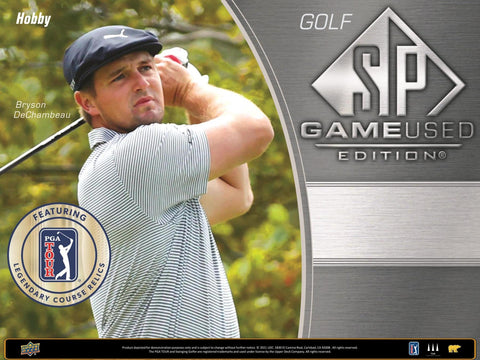 2021 Upper Deck SP Game Used Golf Hobby