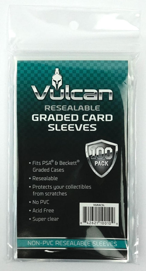 Vulcan Shield Graded Card sleeves (100 Count Pack)